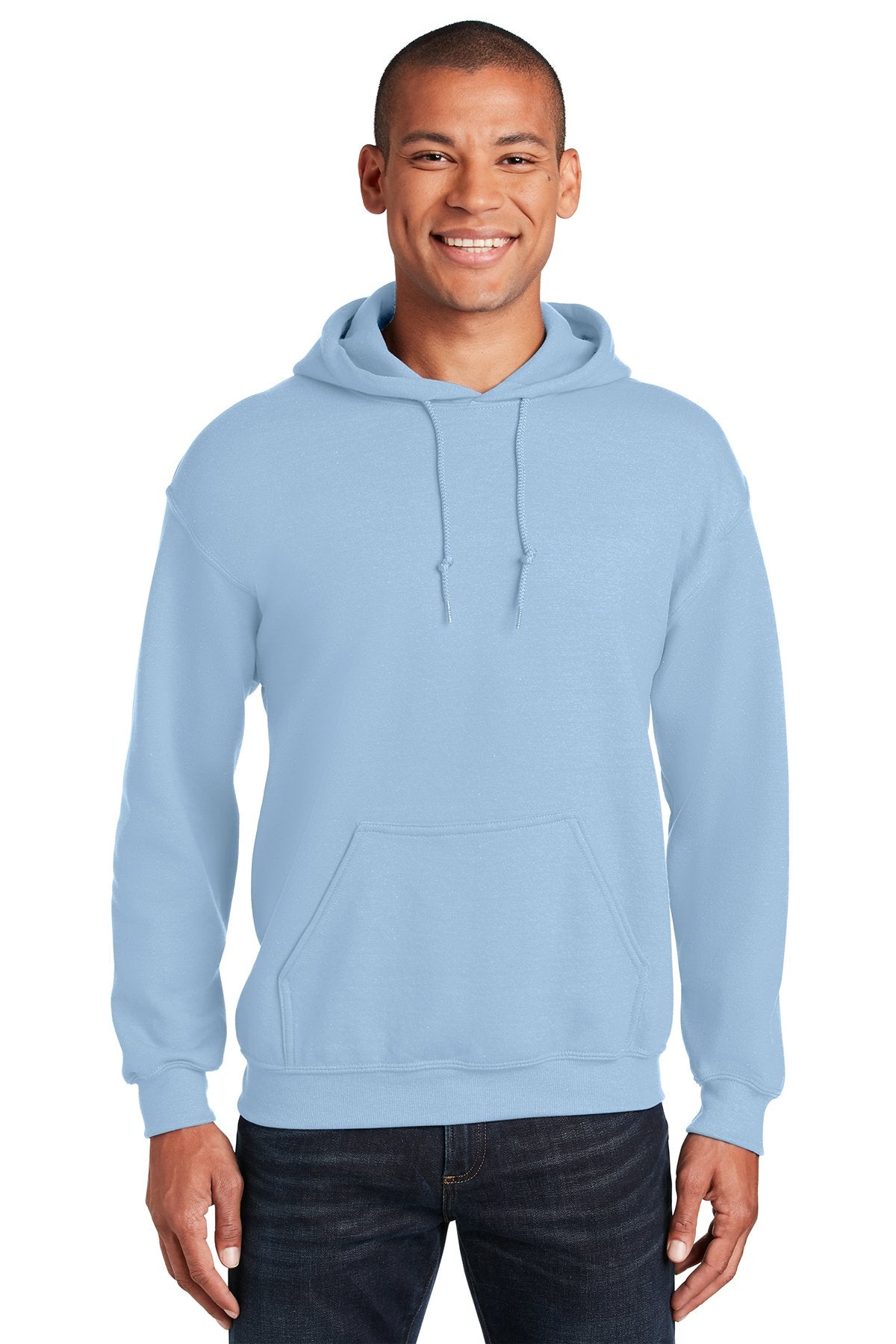 Gildan Light Blue 18500 custom design sweatshirts