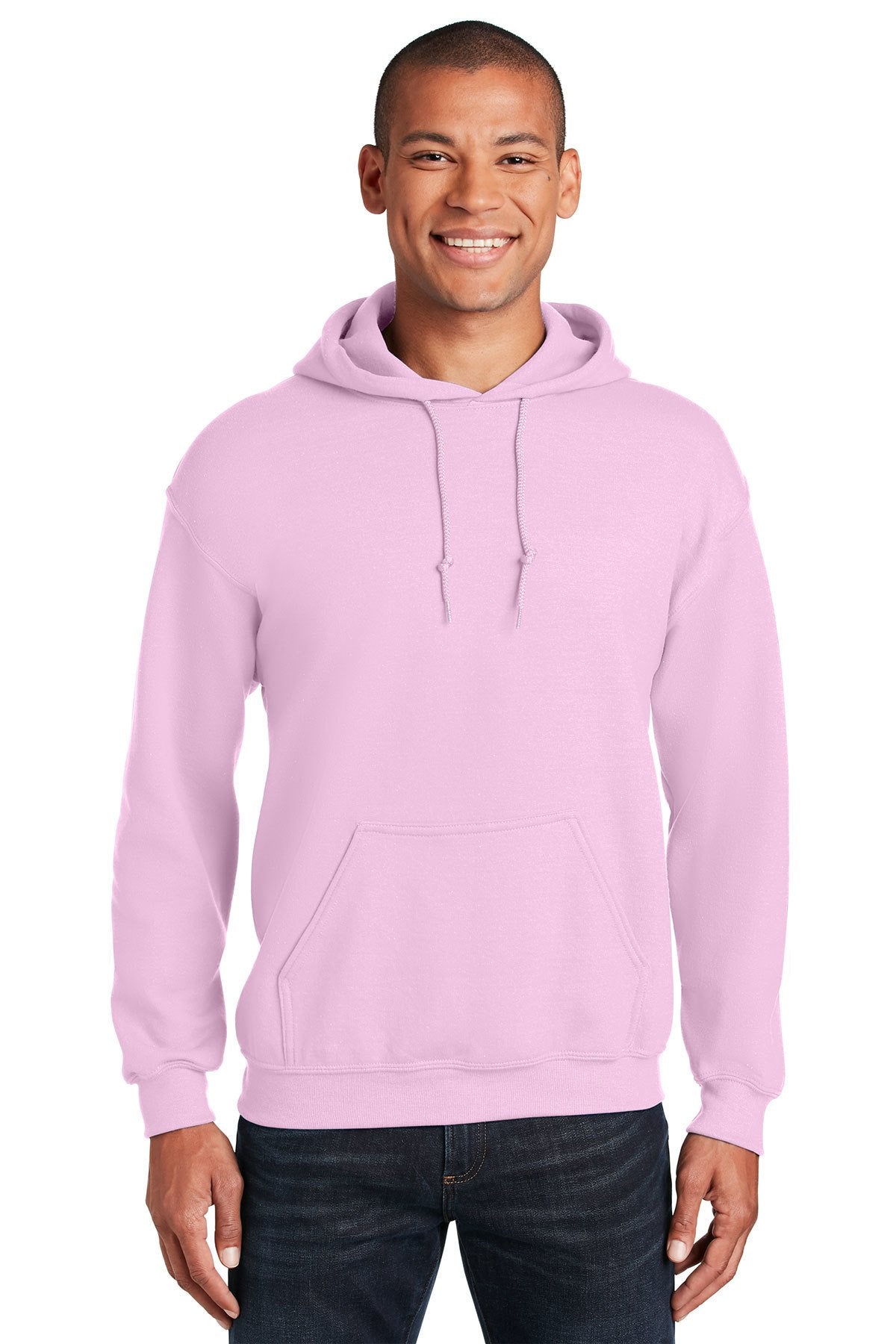 Gildan Light Pink 18500 sweatshirts with logos