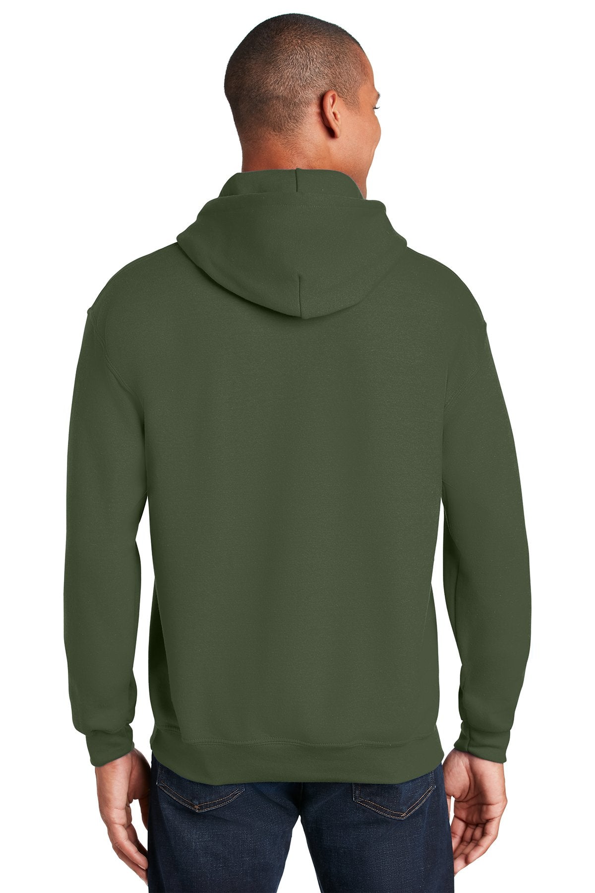 Gildan Heavy Blend Hooded Sweatshirt Military Green