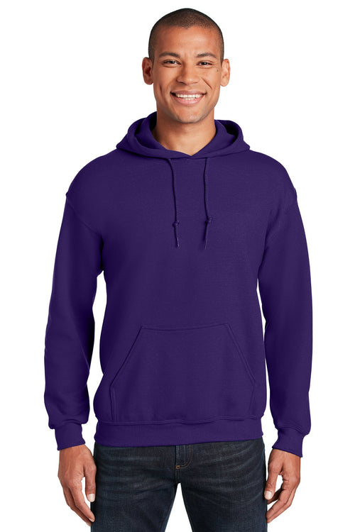 Gildan Heavy Blend Full Zip Hooded Sweatshirt Purple