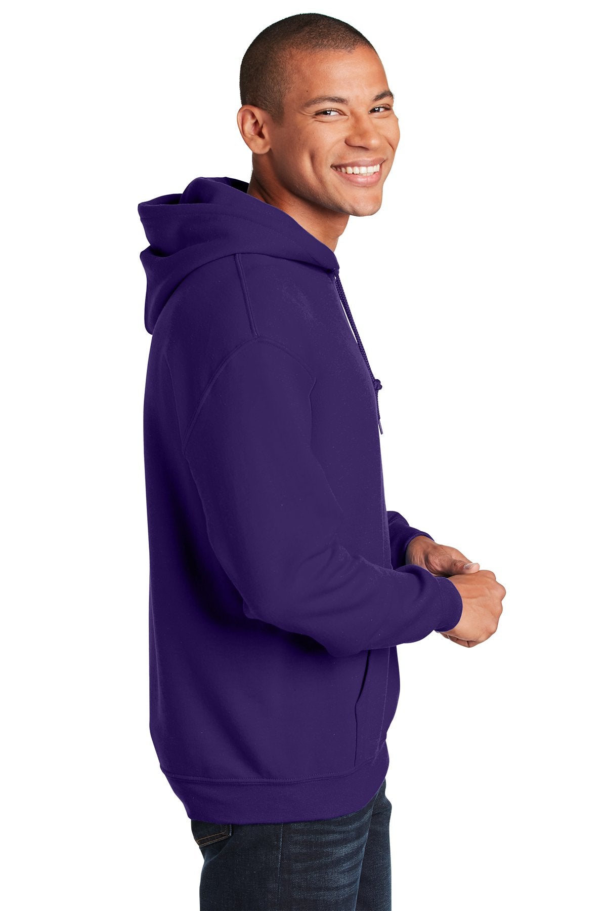 Gildan Heavy Blend Hooded Sweatshirt Purple