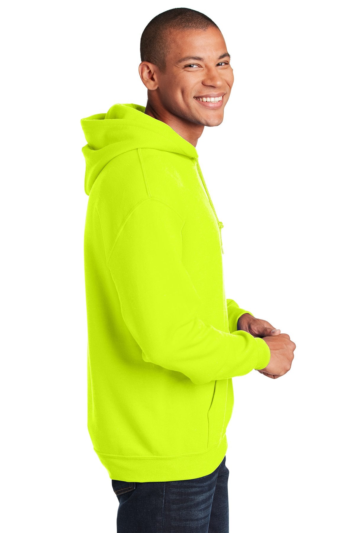 Gildan Heavy Blend Hooded Sweatshirt Safety Green