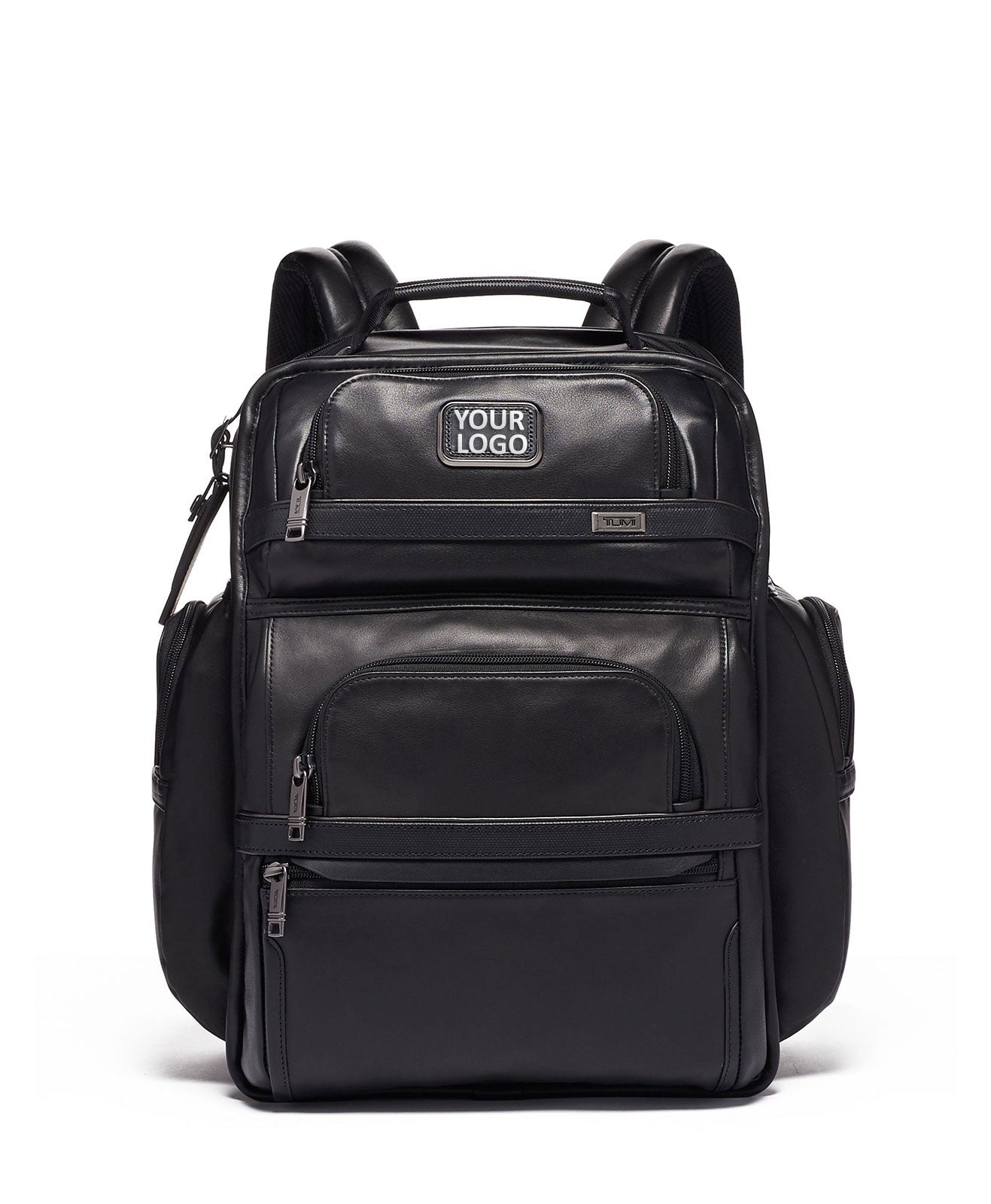 TUMI Brief Pack Leather 1173431041 Black Leather