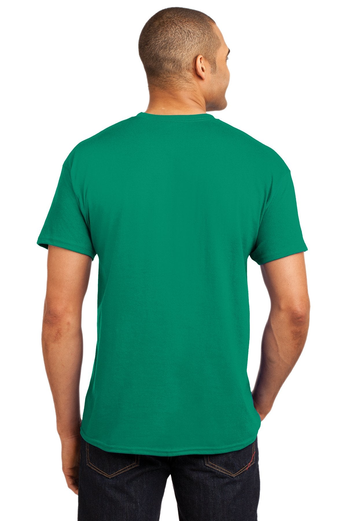 hanes ecosmart 50 50 cotton/poly t shirt 5170 kelly green
