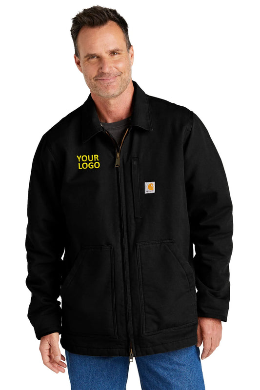 Carhartt CTT104293 LT Black CTT104293 jackets with company logo