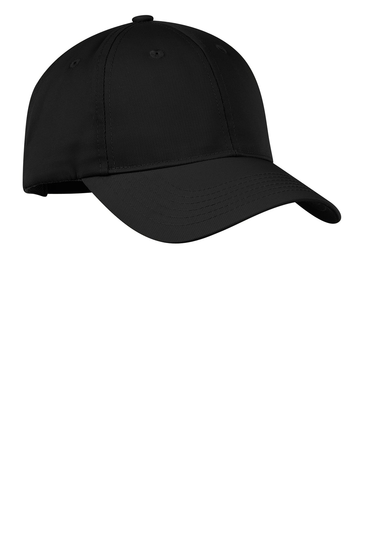 Port Authority Nylon Twill Custom Performance Caps, Black