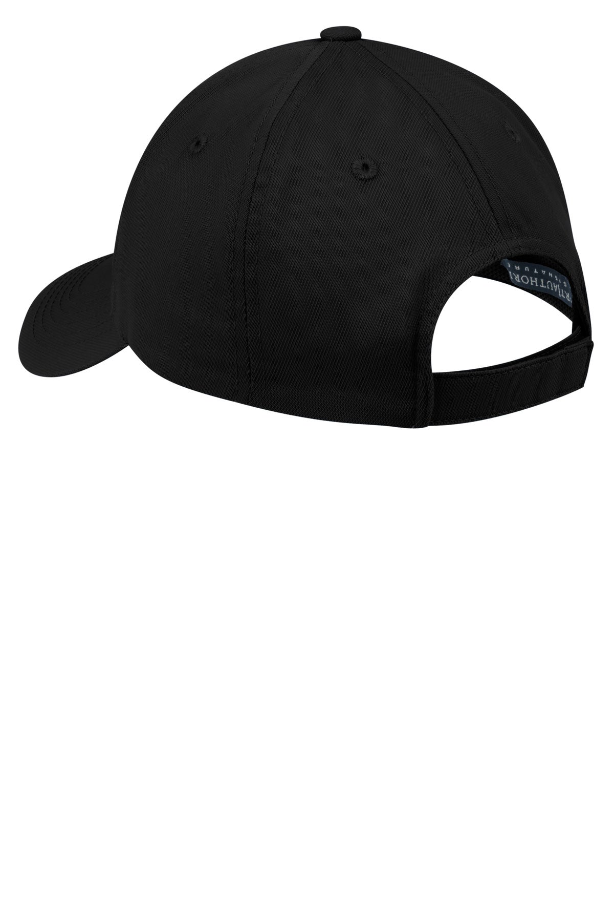 Port Authority Nylon Twill Custom Performance Caps, Black