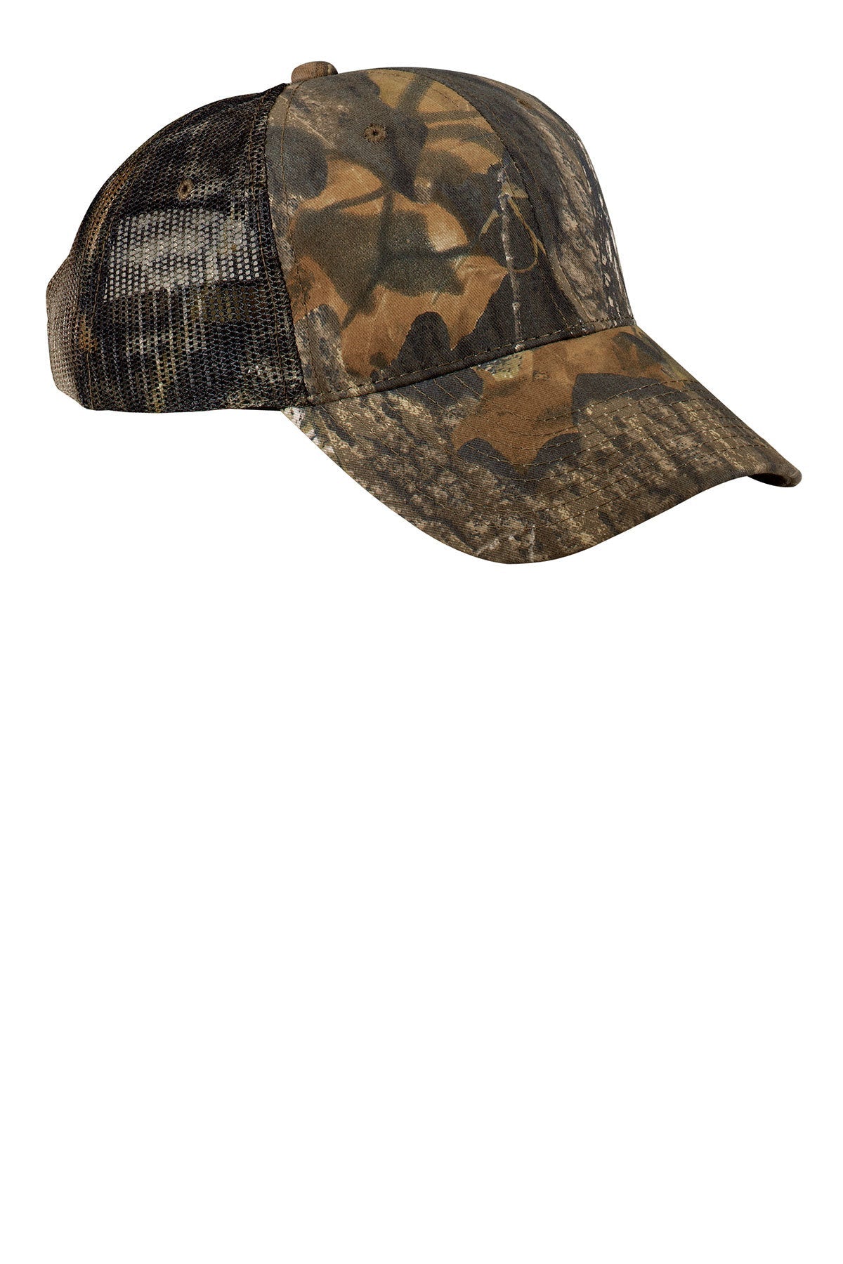 Port Authority Pro Camouflage Custom Series Caps with Mesh Back, Mossy Oak New Break-Up