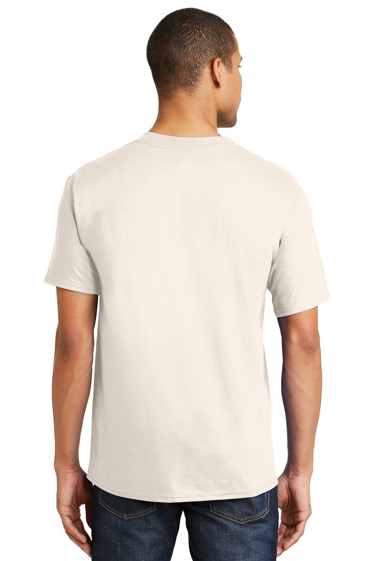 hanes beefy cotton t shirt 5180 natural