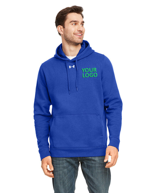 sweatshirts with logo embroidery Under Armour ROYAL/ WHT 400 1300123