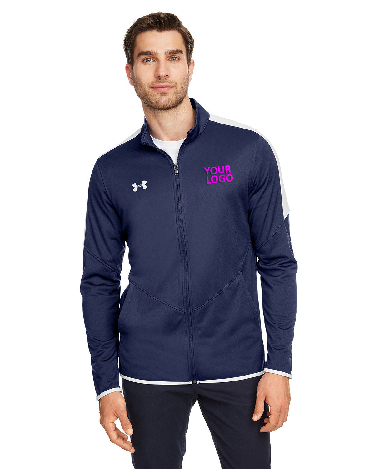 company embroidered jackets Under Armour MIDNGHT NVY 410 1326761