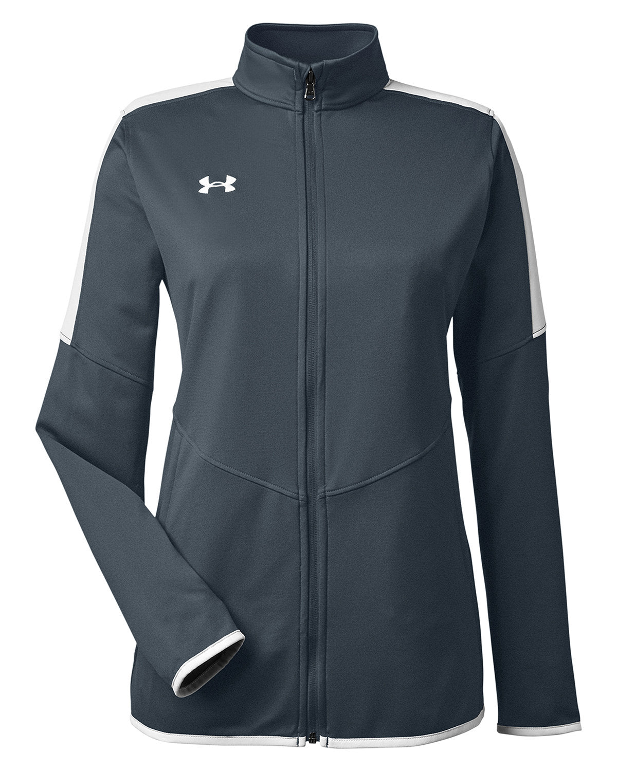 Under Armour Ladies Rival Knit Custom Jackets, Stealth Gray