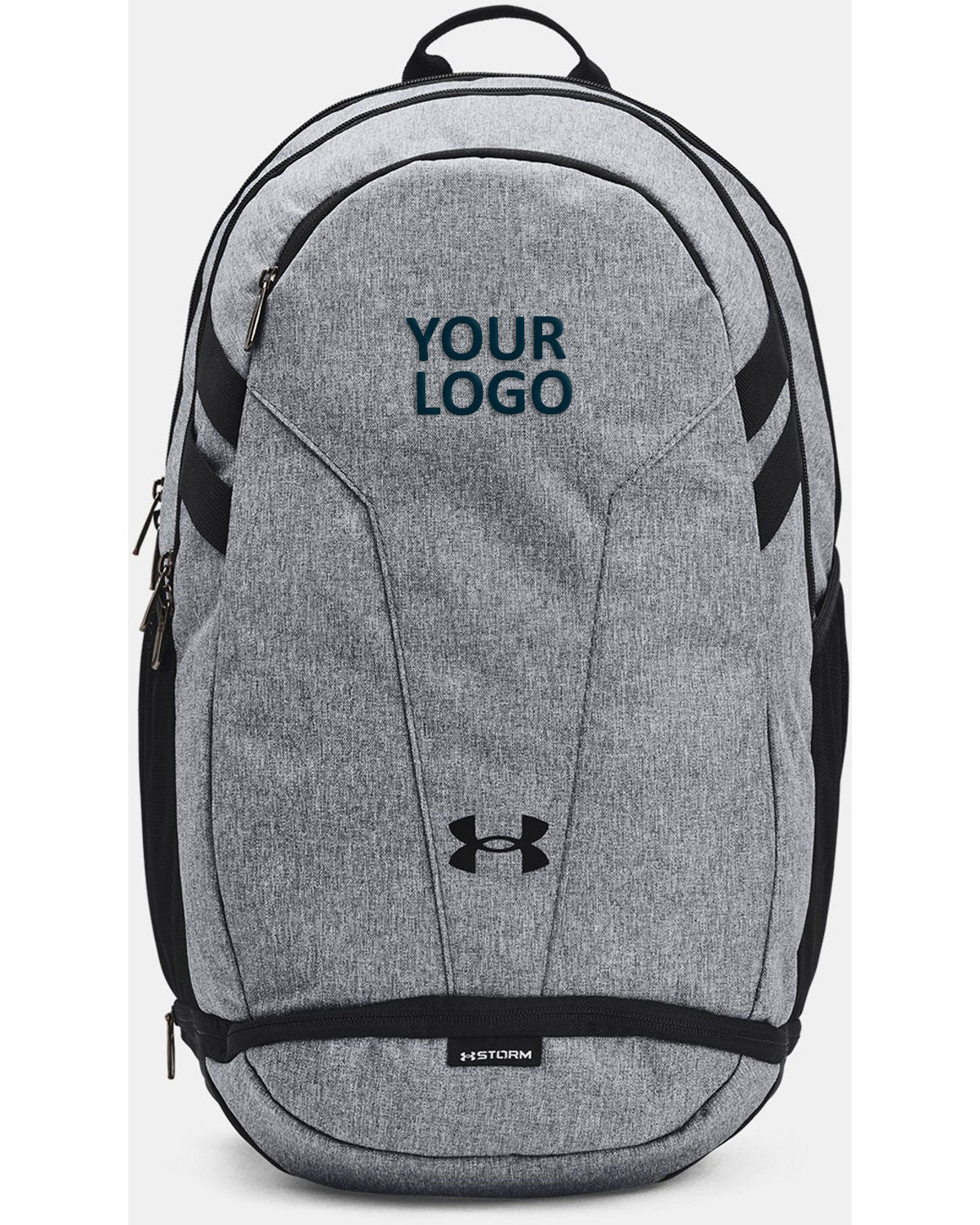 Under Armour Hustle Team Branded Backpacks, Grey