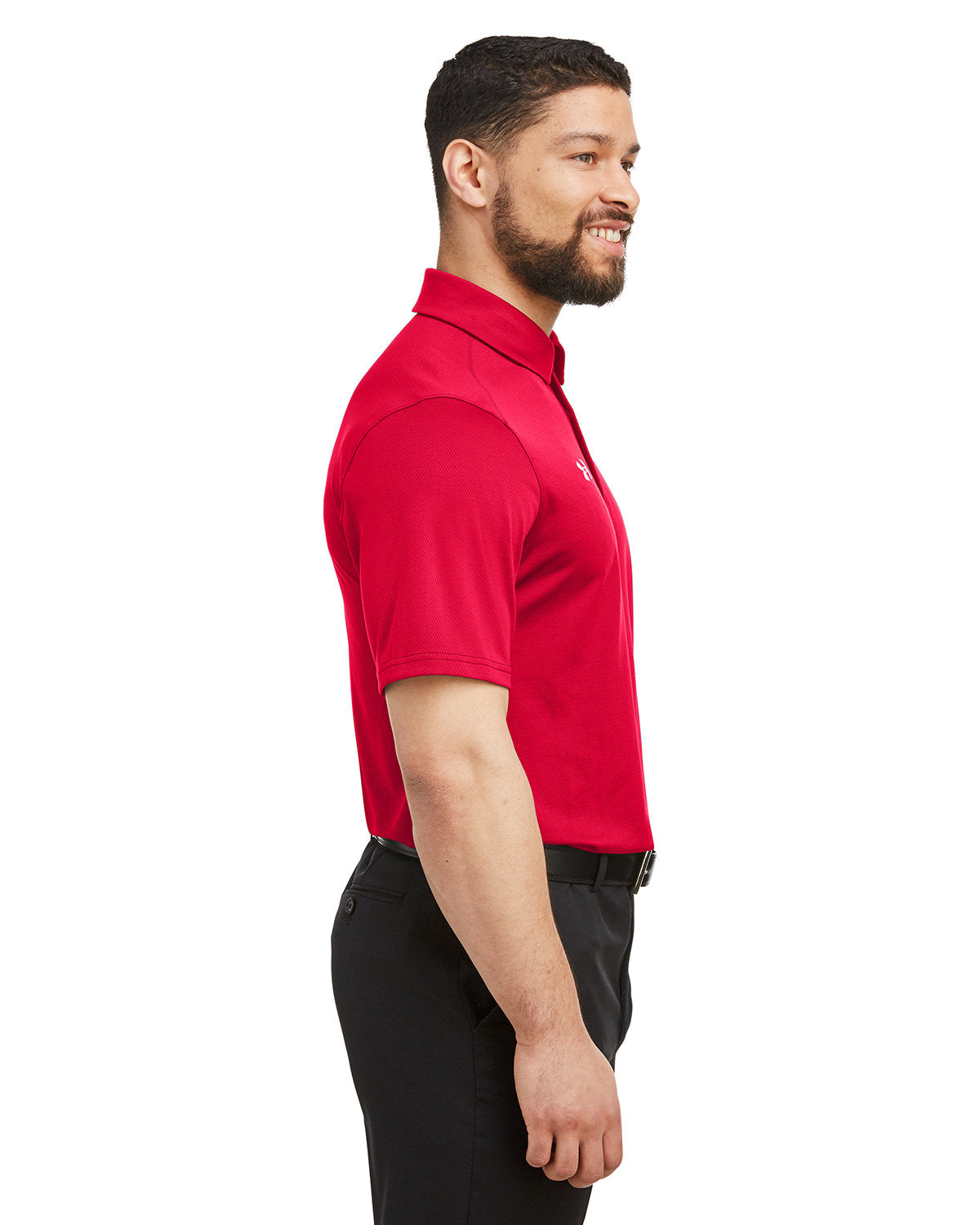 Under Armour Men's Tech Customized Polos, Red