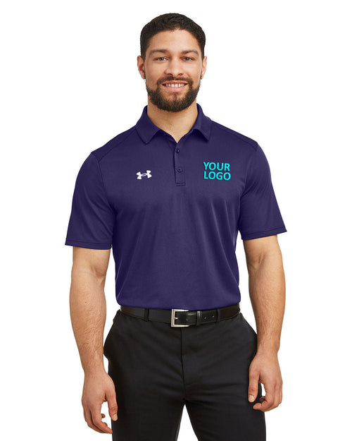 Under Armour Ladies Tech Customized Polos, Purple