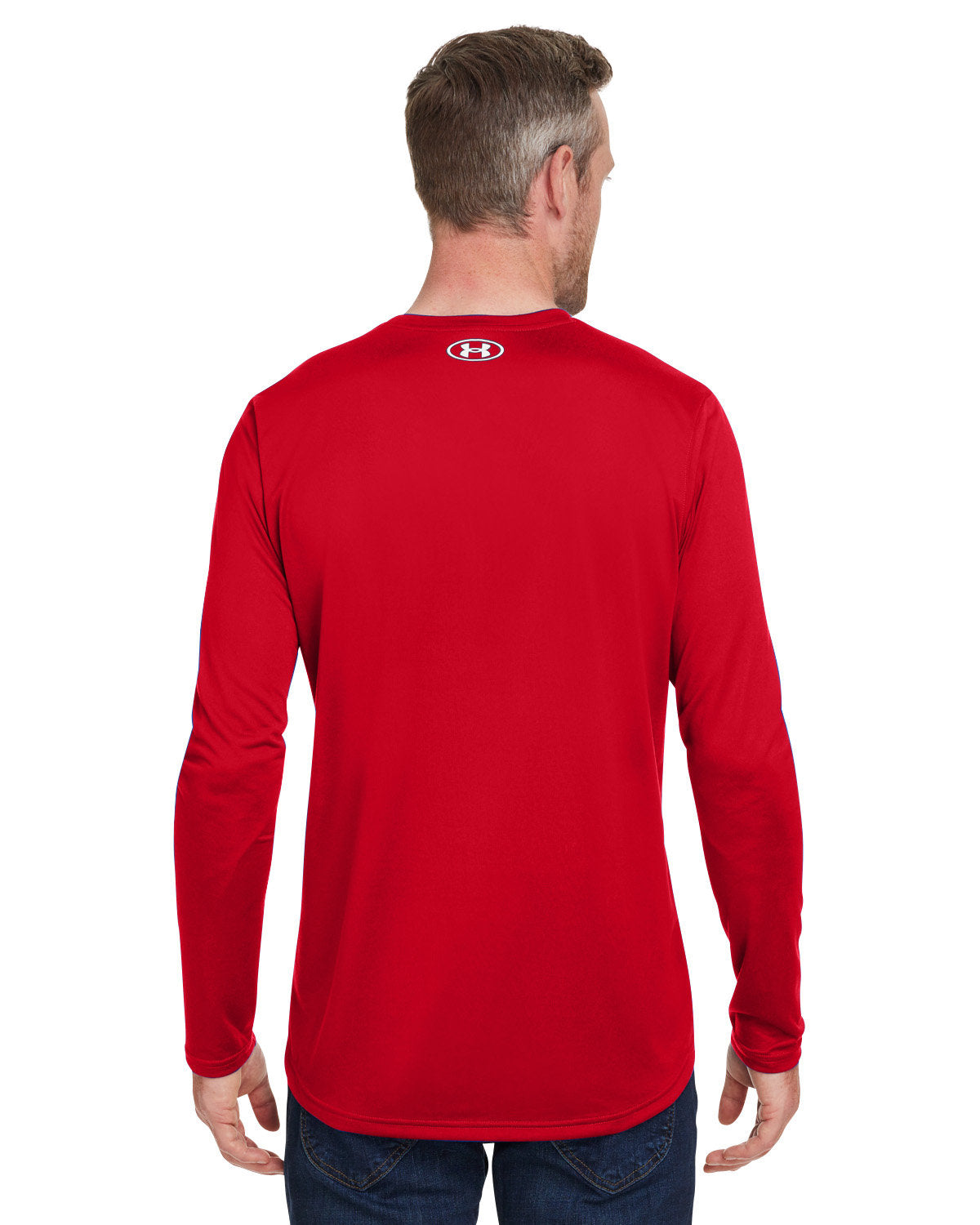 Under Armour Men's Tech Long-Sleeve T-Shirt, Red