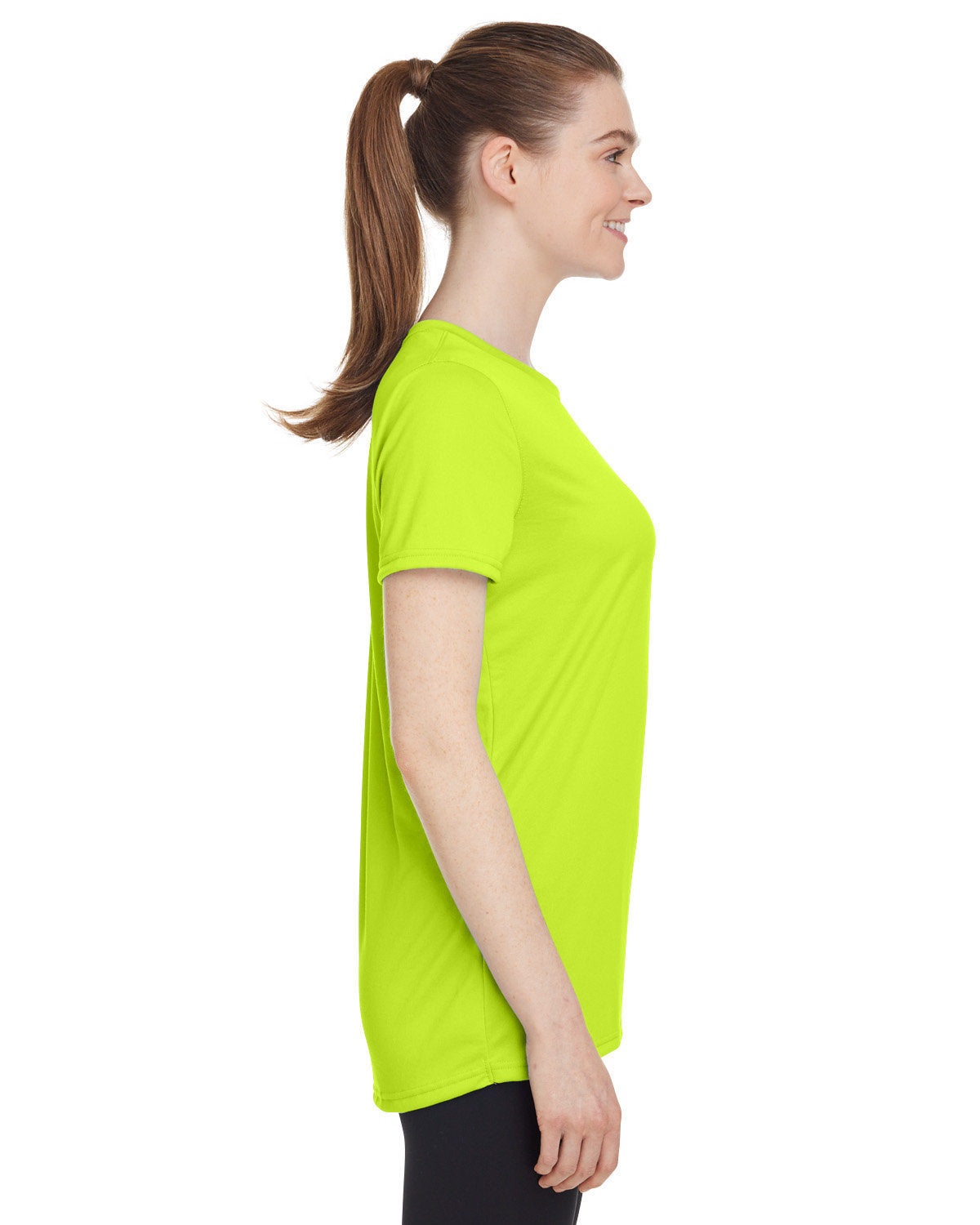 Under Armour Ladies Tech Customized T-Shirts, High Vis Yellow