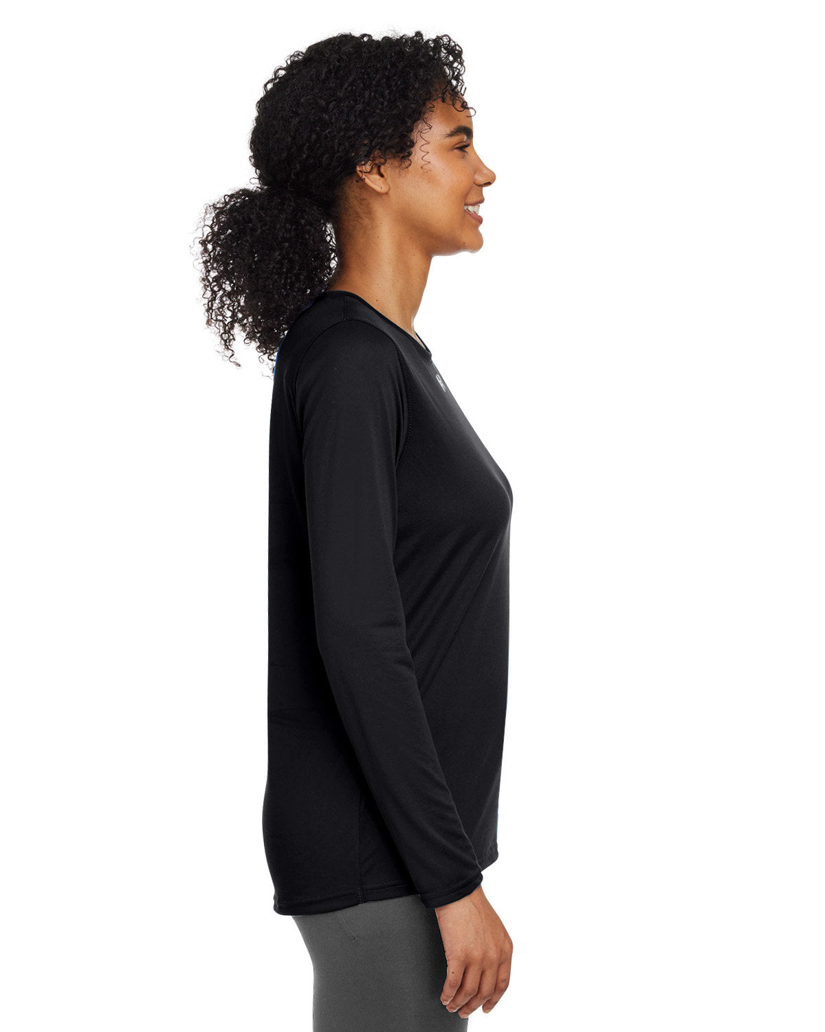 Under armour black hot sale long sleeve women's