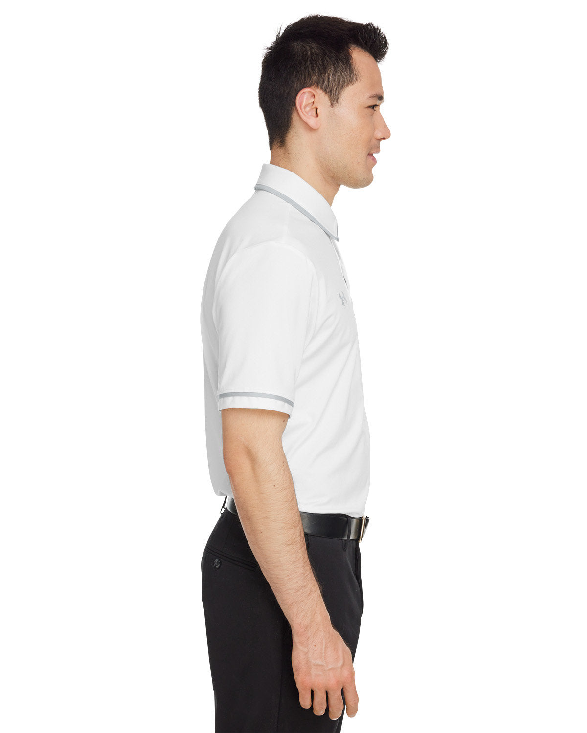 Under Armour Men's Tipped Teams Performance Polo, White