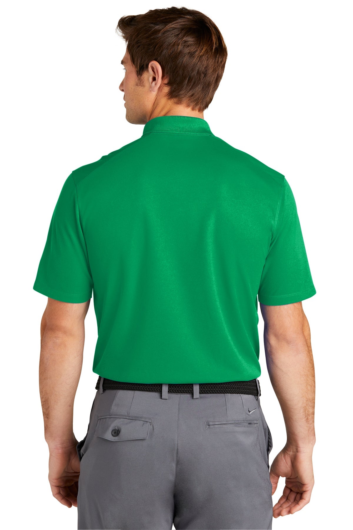 Nike Dri-FIT Micro Pique Customized Polos, Lucid Green
