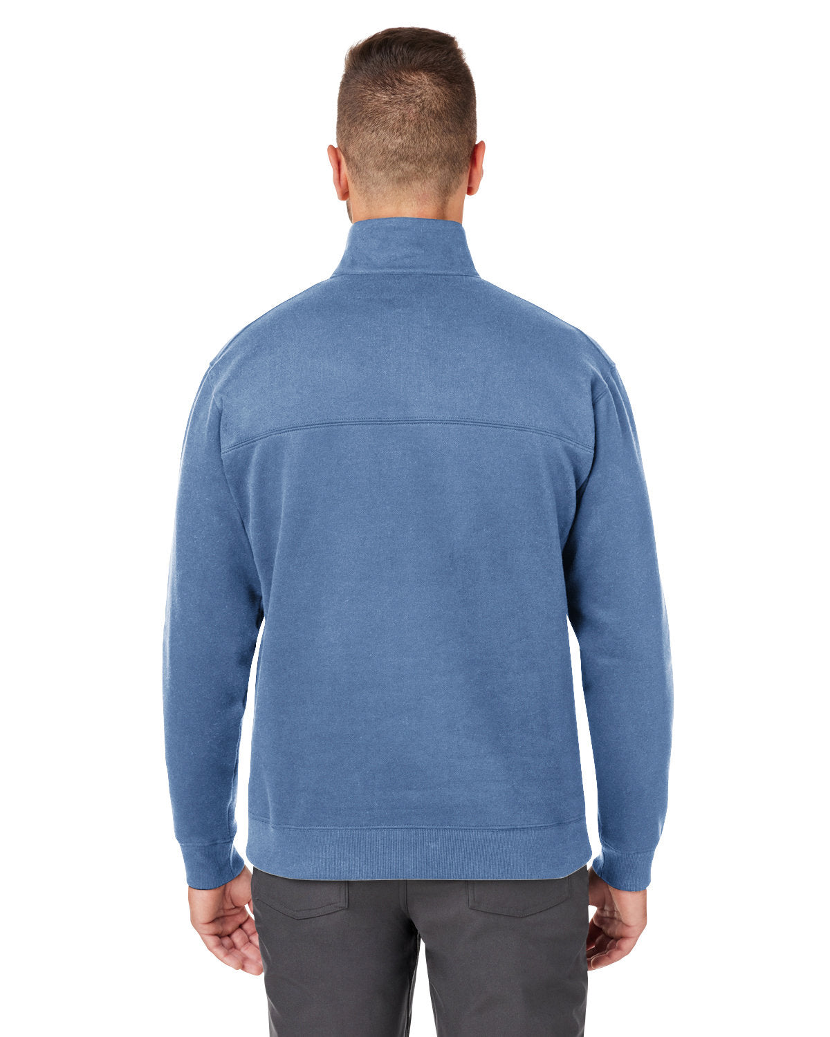 Custom Columbia Mens Hart Mountain Half-Zip Sweater, Carbon Heather