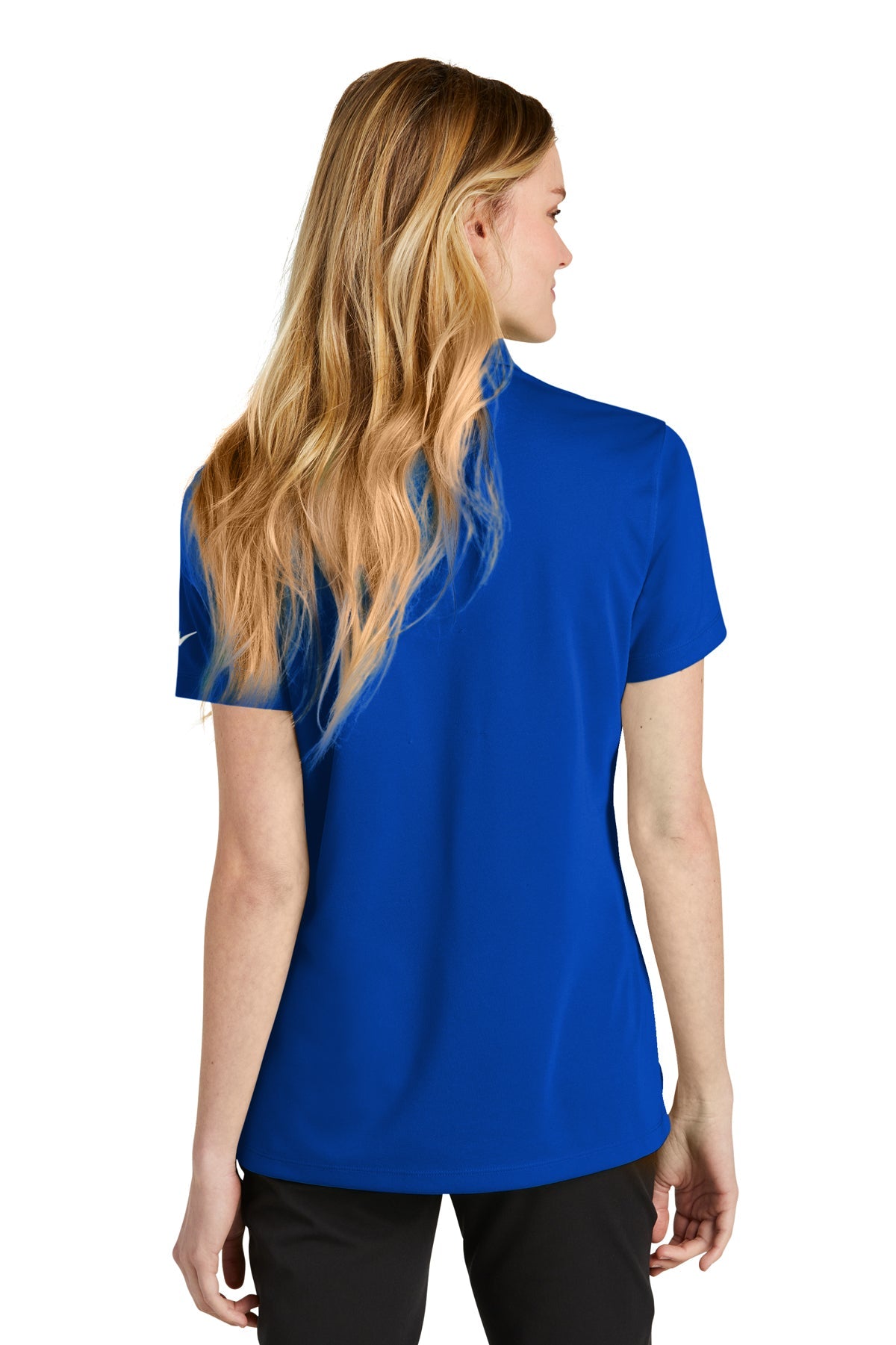 Nike Ladies Dri-FIT Micro Pique Customized Polos, Game Royal