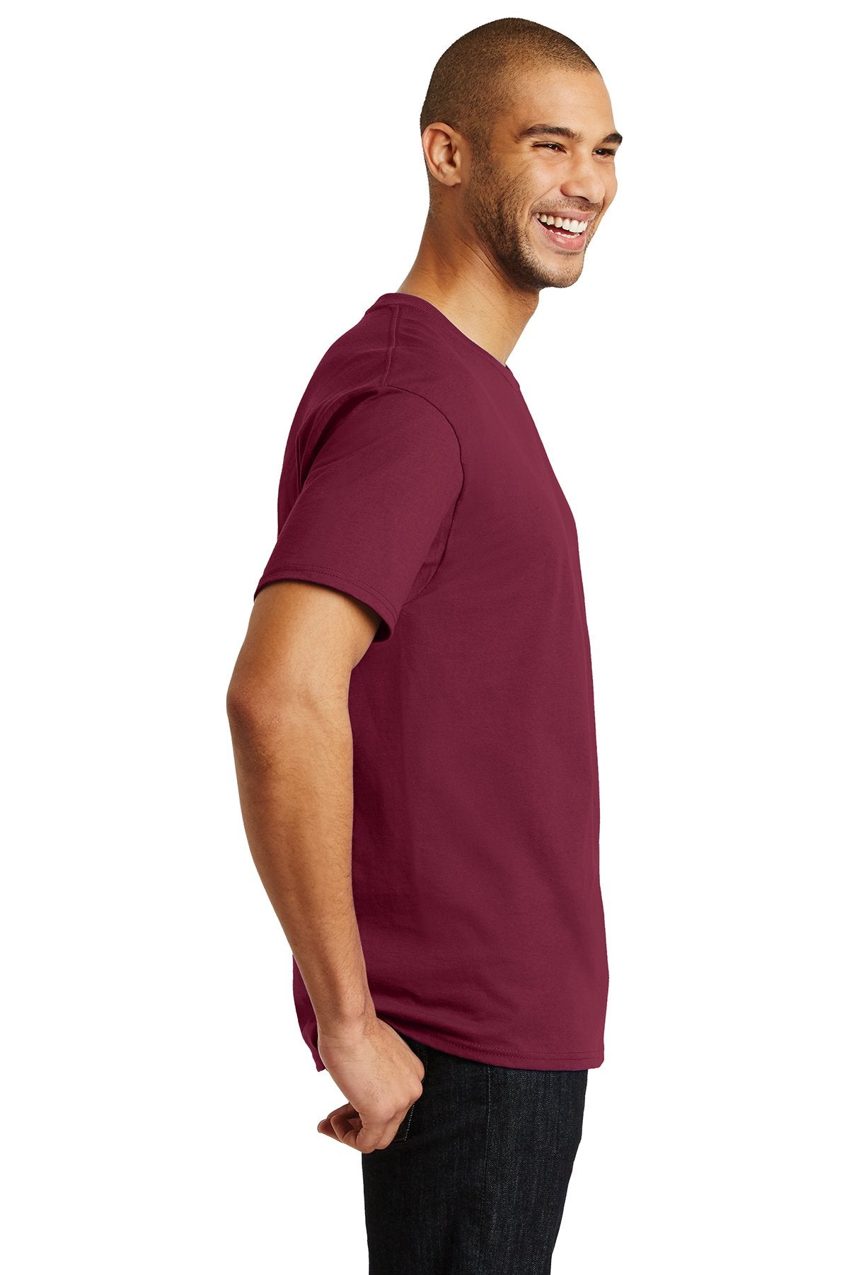 hanes tagless cotton t shirt 5250 cardinal