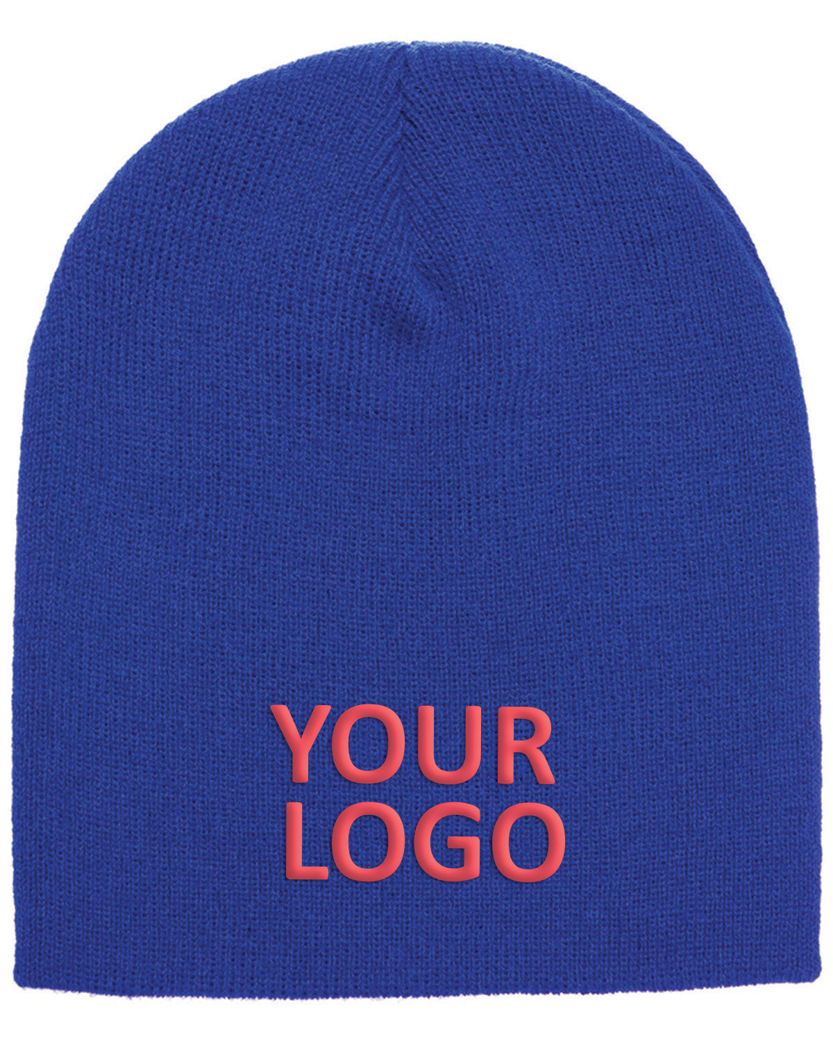 Yupoong Adult Knit Beanie 1500 ROYAL