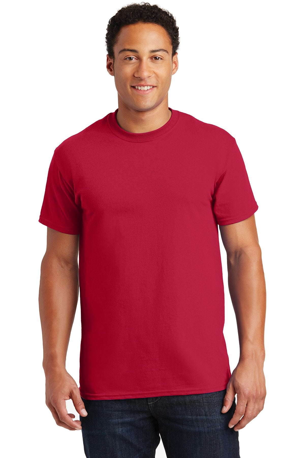 gildan ultra cotton t shirt 2000 cherry red