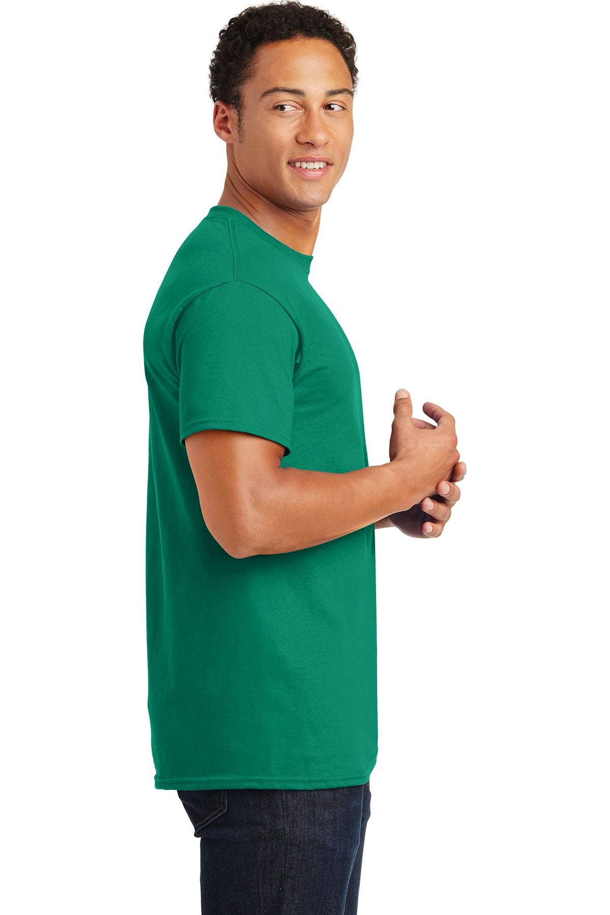 gildan ultra cotton t shirt 2000 kelly green