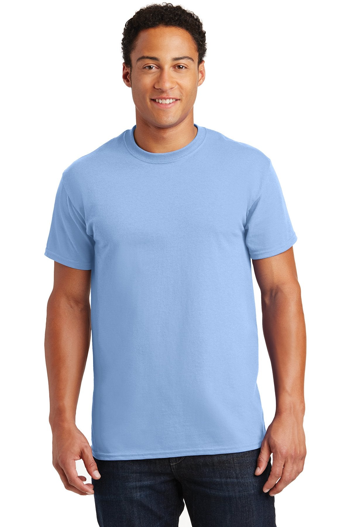 gildan ultra cotton t shirt 2000 light blue