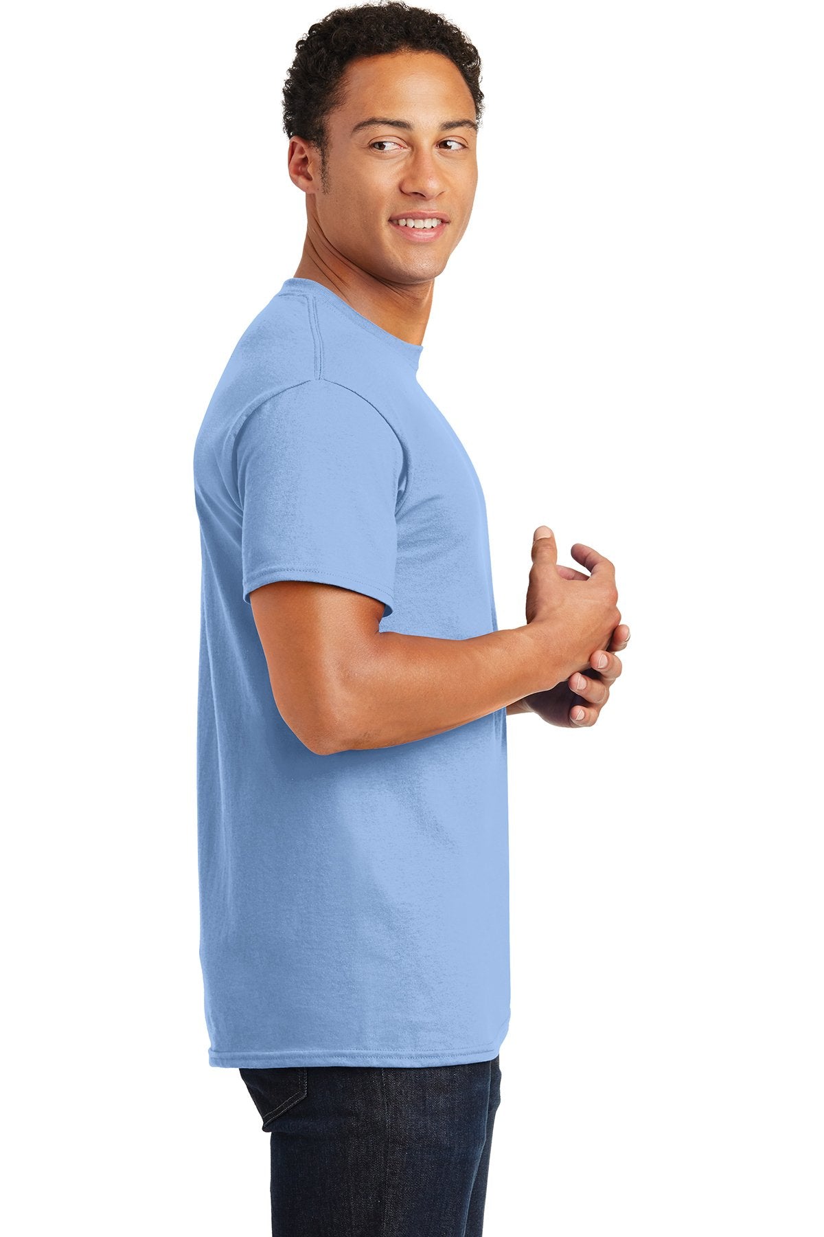 gildan ultra cotton t shirt 2000 light blue