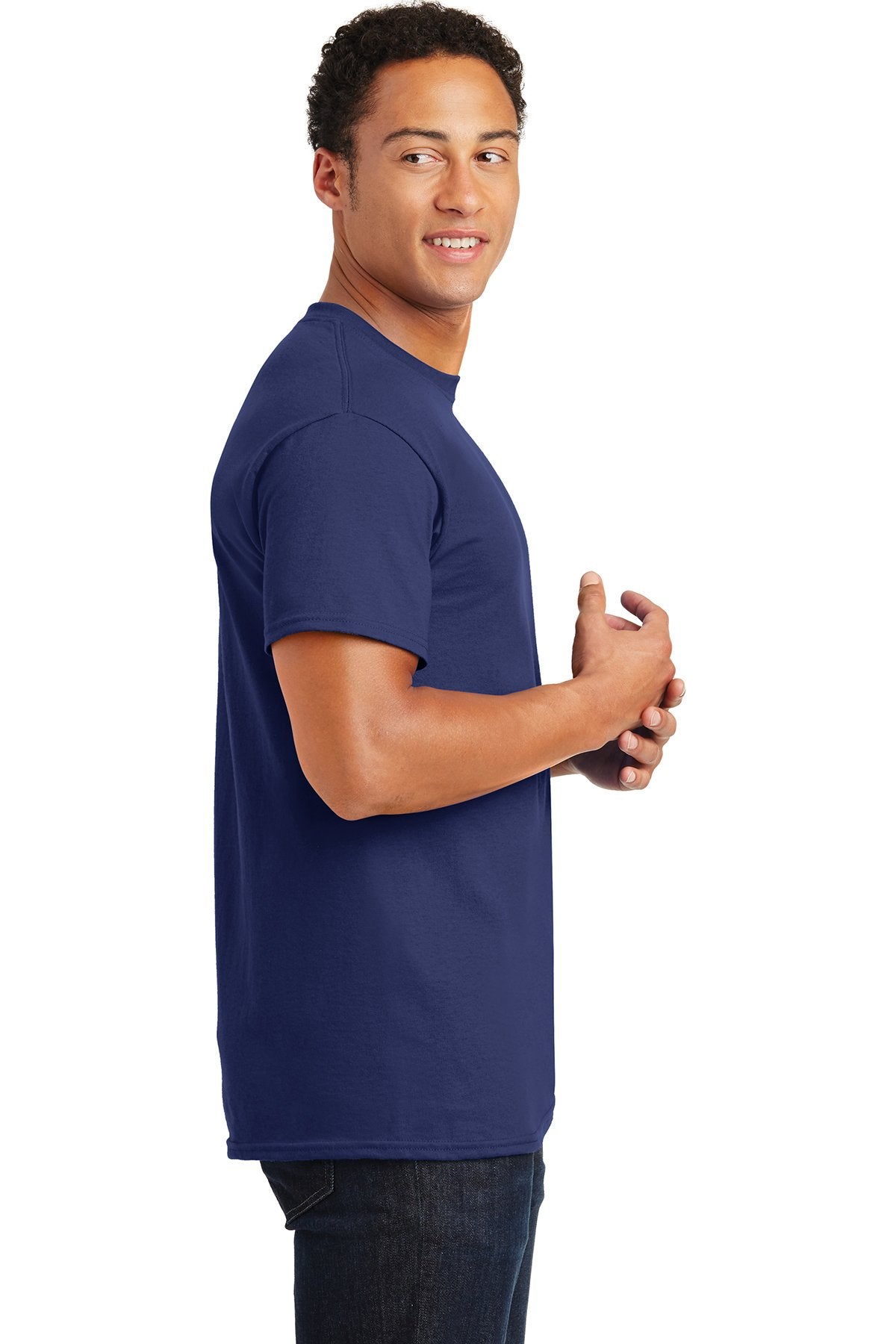 gildan ultra cotton t shirt 2000 metro blue