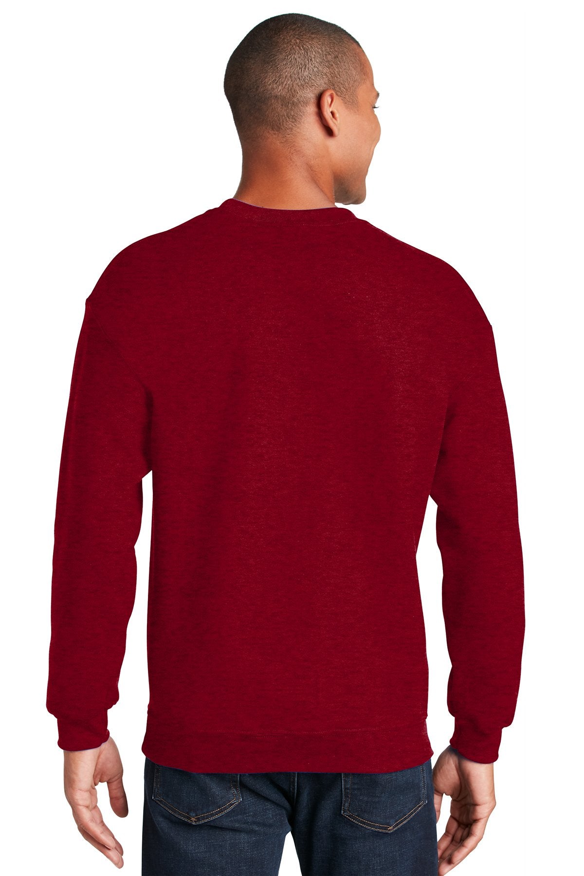 Gildan Heavy Blend Crewneck Sweatshirt Antique Cherry Red