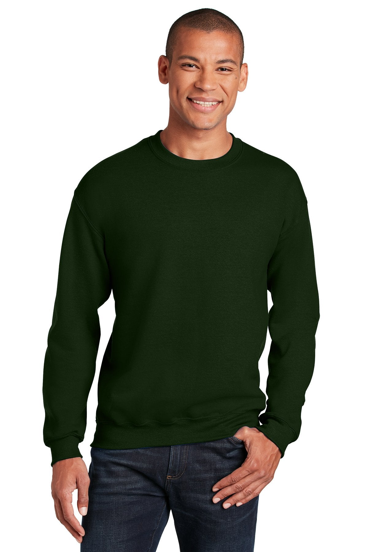 Gildan Forest 18000 custom logo sweatshirts