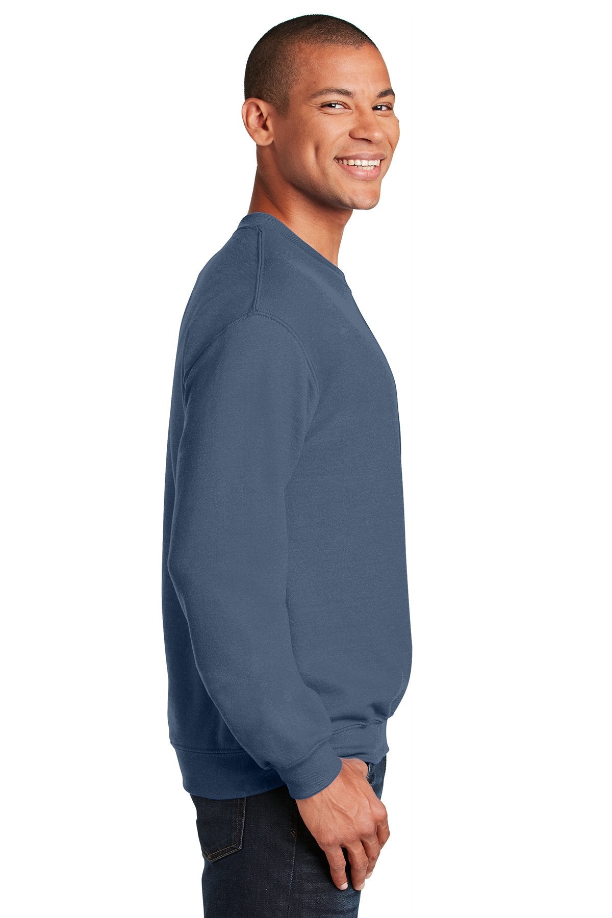 Gildan Heavy Blend Crewneck Sweatshirt Indigo Blue