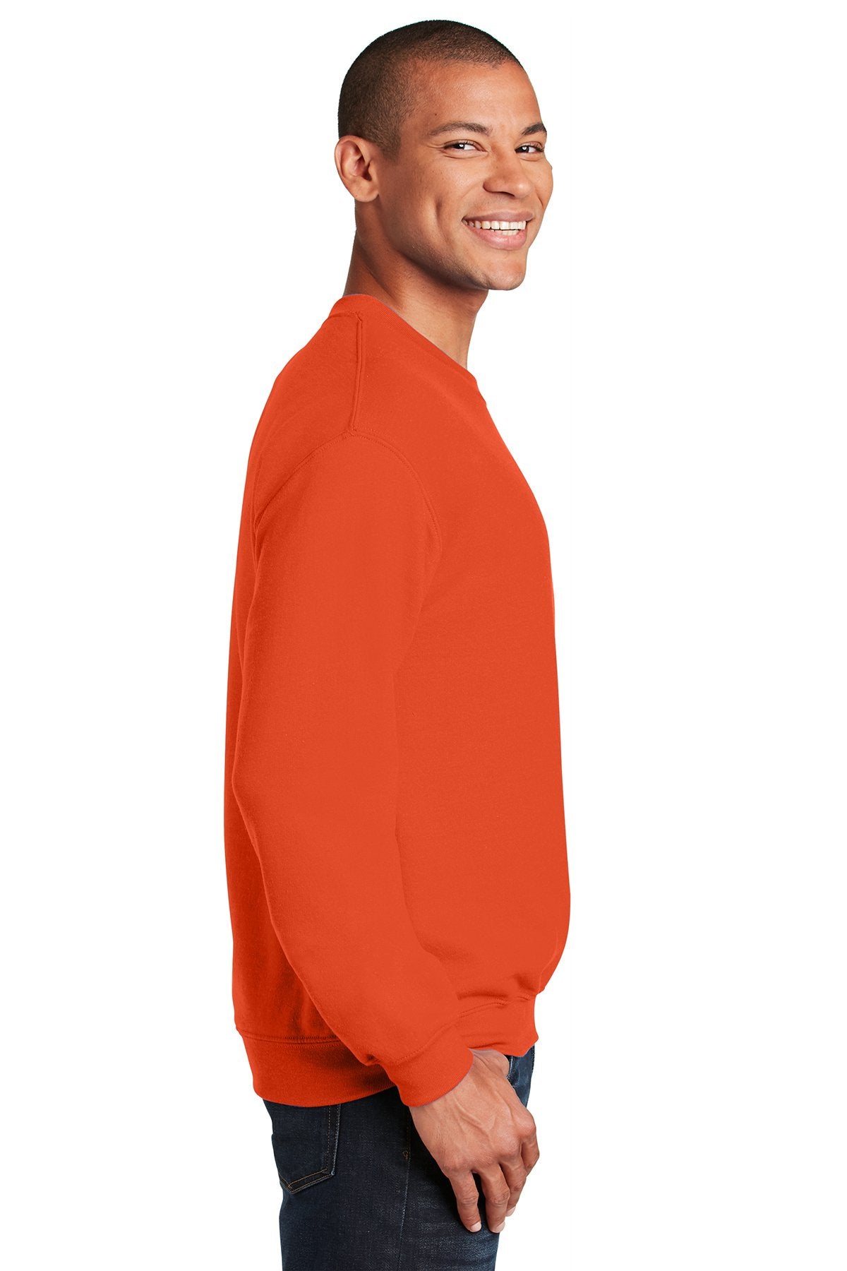 Gildan Heavy Blend Crewneck Sweatshirt Orange