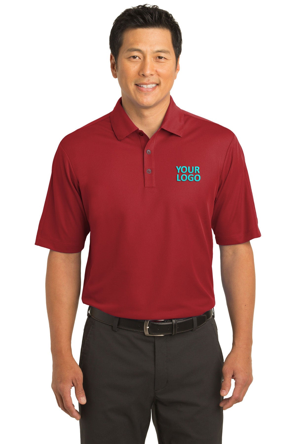 nike team red 266998 embroidered work polo shirts