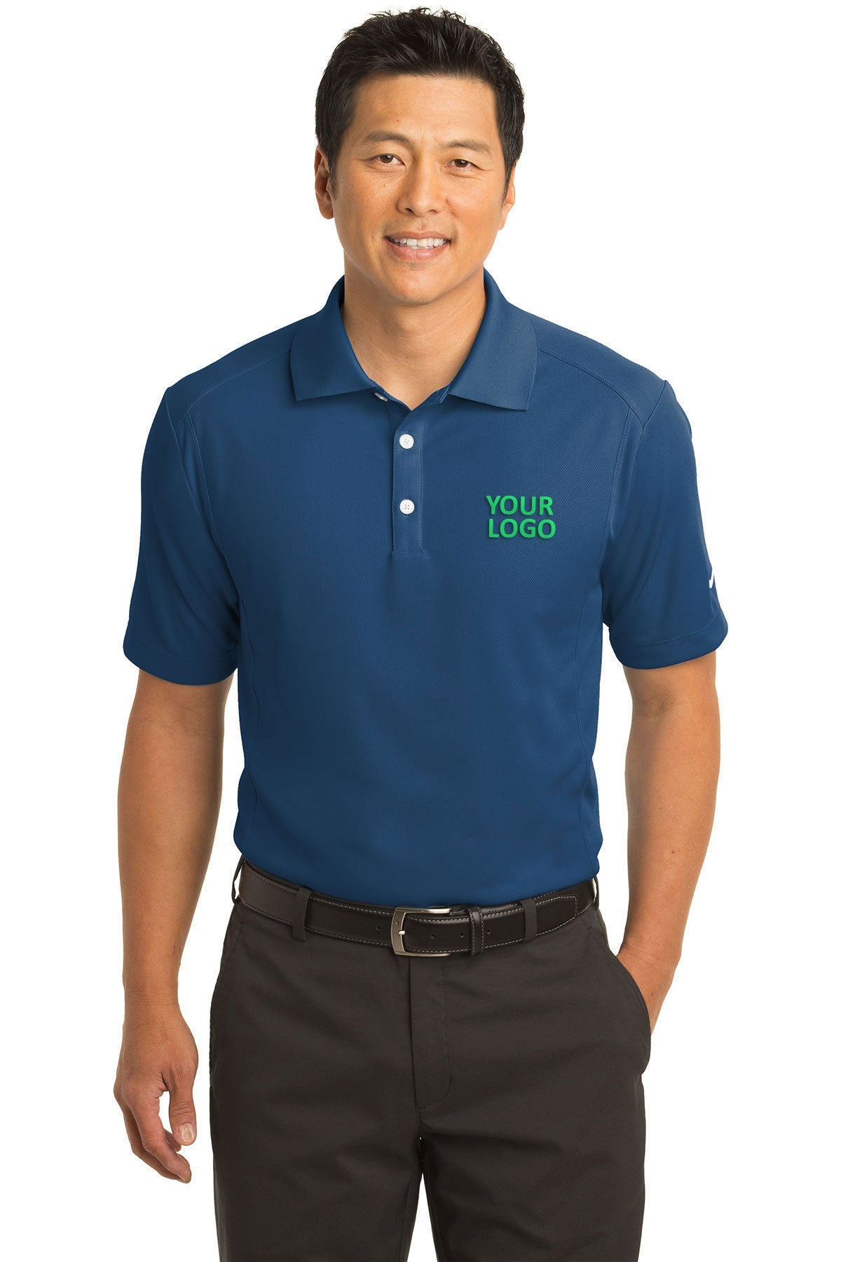 Nike Court Blue 267020 custom polo shirts for work