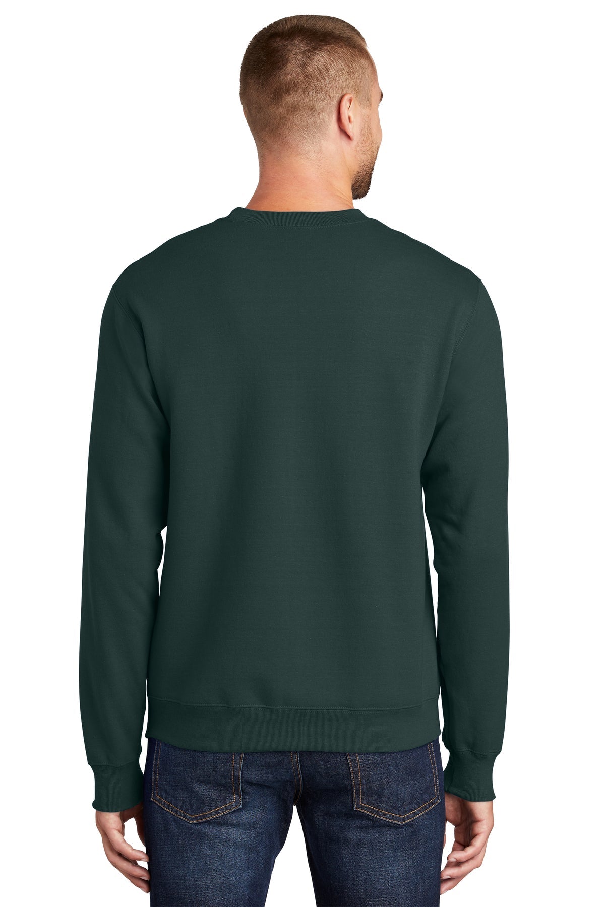 port & company_pc90 _dark green_company_logo_sweatshirts