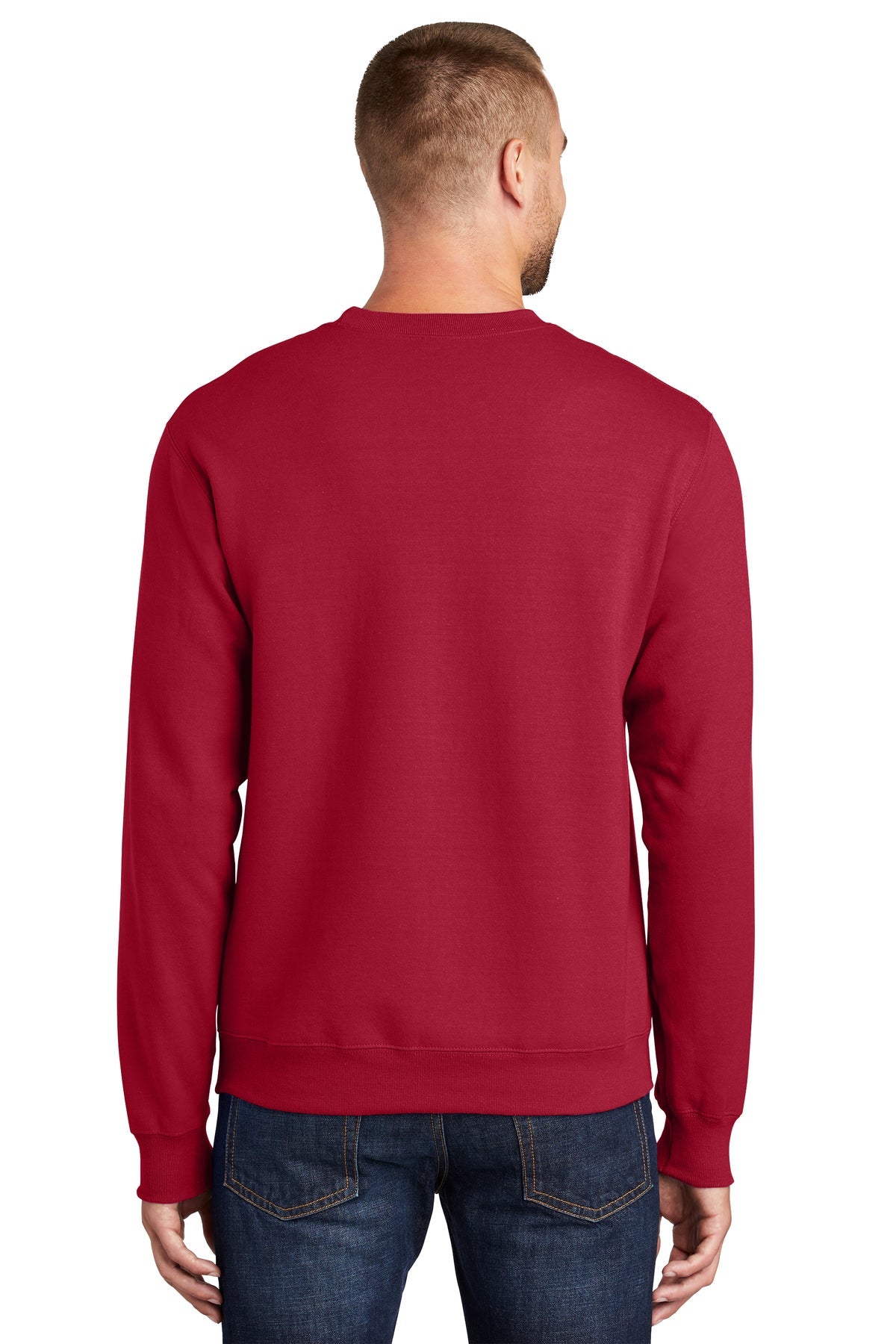 port & company_pc90 _red_company_logo_sweatshirts