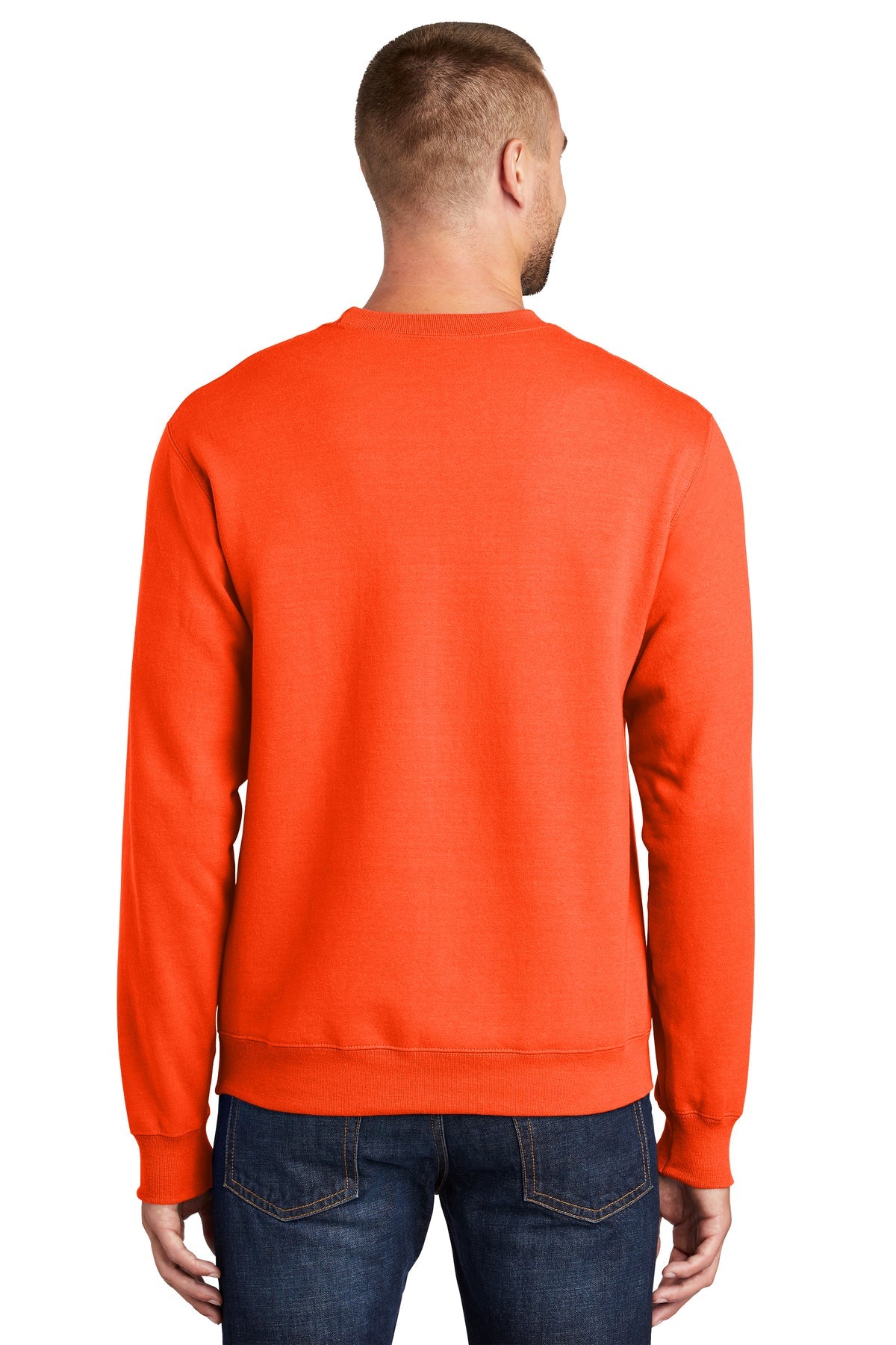 port & company_pc90 _safety orange_company_logo_sweatshirts