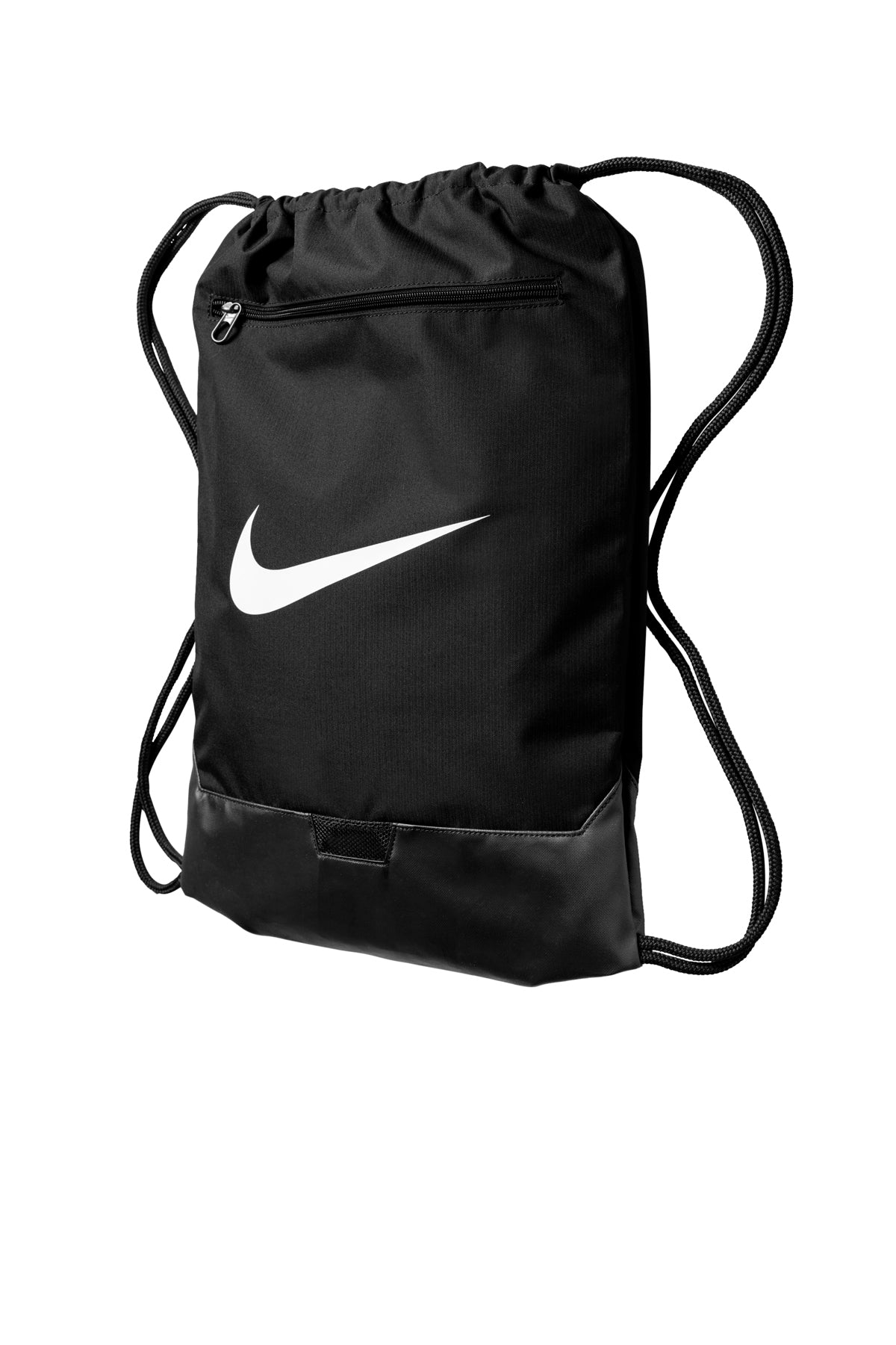 nike backpacks in bulk with embroidery Branded Nike Brasilia Drawstring Pack NKDM3978 Black