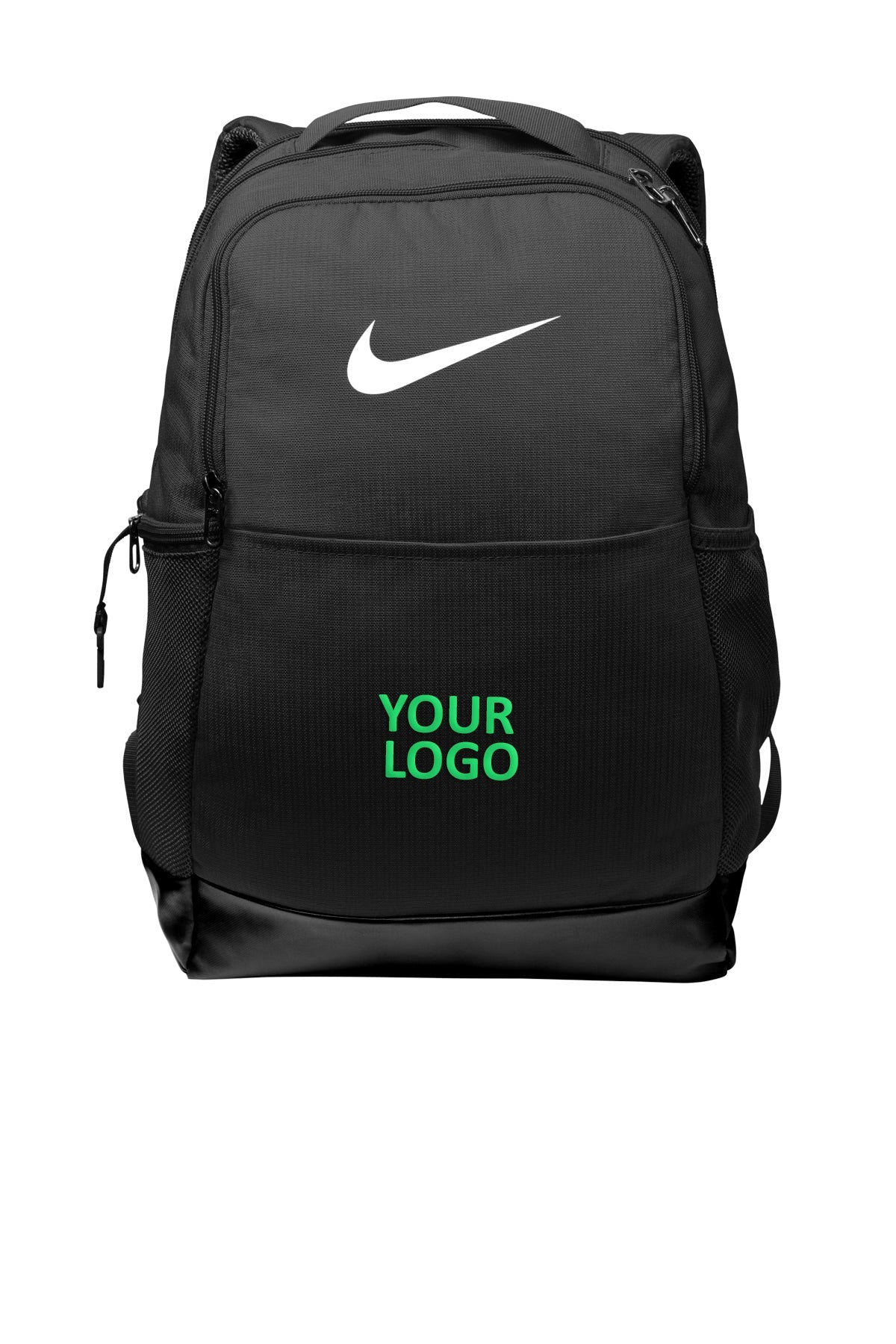 custom made nike backpacks Mercy College Customizable Backpack Zippered main compartment Custom Nike School Backpacks, Cinch