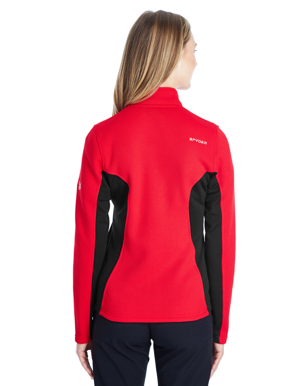 Spyder Men's Constant Full-Zip Sweater Fleece - Red/ Black/ Black - XL