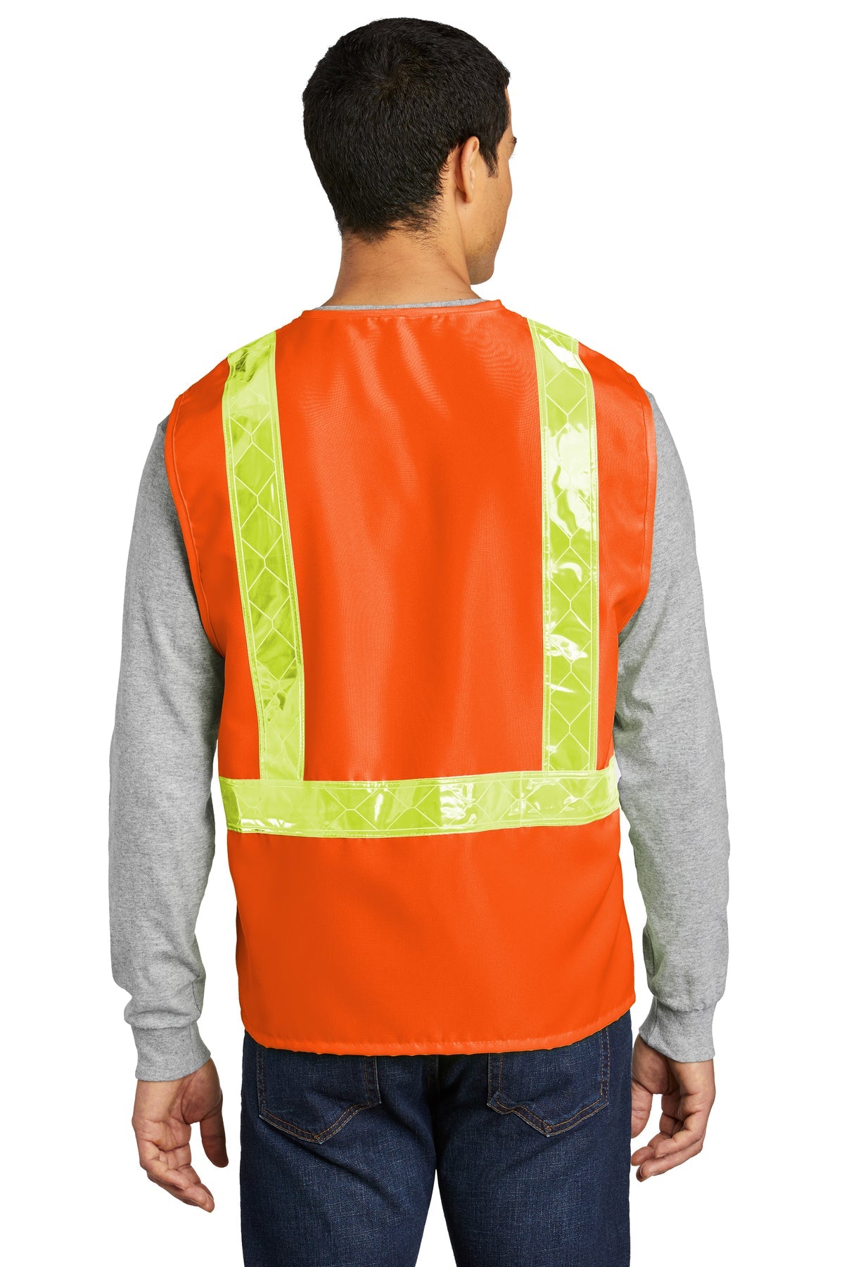 port authority_sv01 _safety orange/ reflective_company_logo_jackets