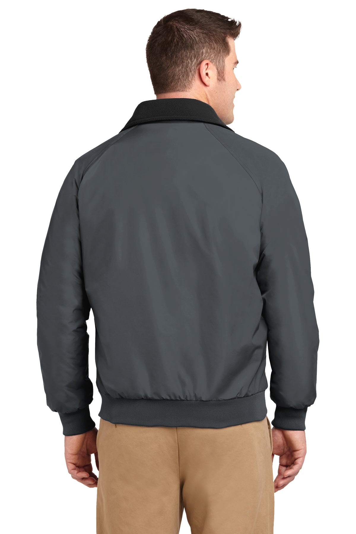 port authority_j754 _steel grey/true black_company_logo_jackets