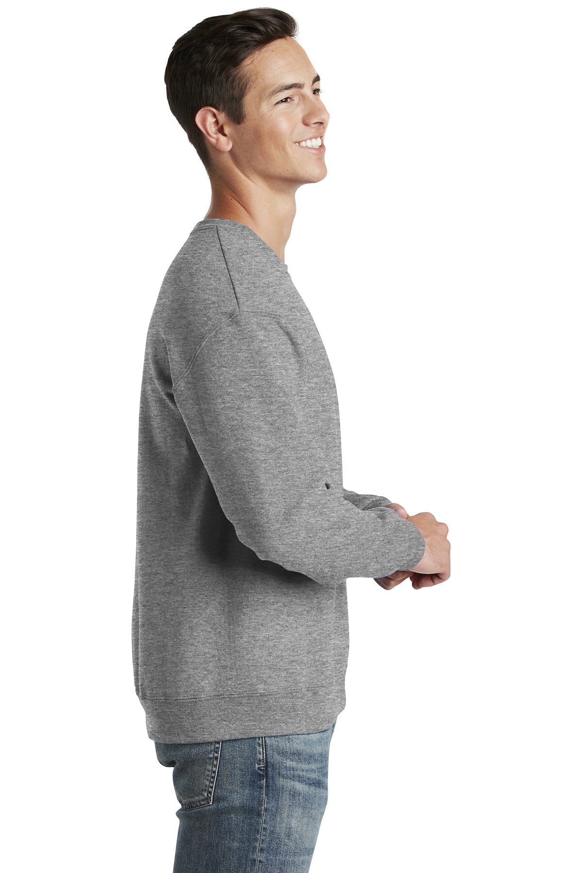 Branded Jerzees Super Sweats NuBlend Crewneck SweatShirt Oxford