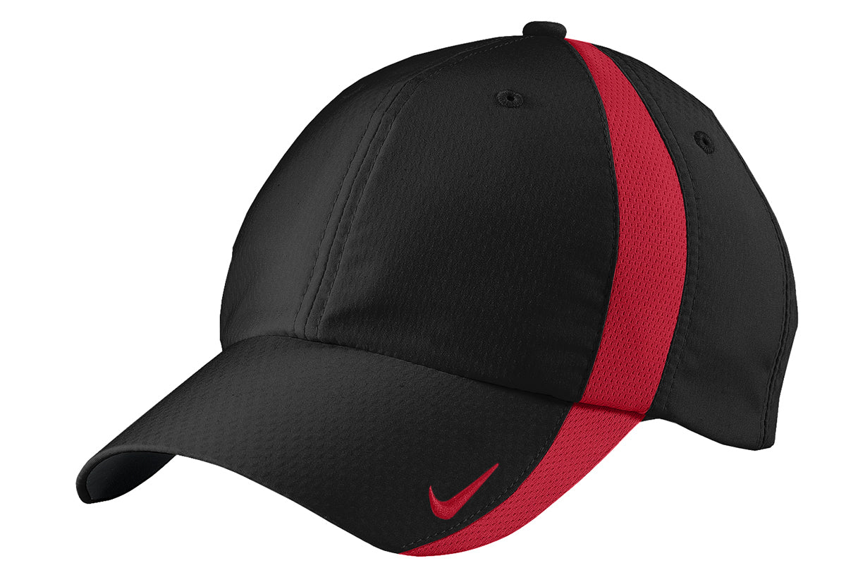 Nike Sphere Dry Custom Caps, Black/ Gym Red