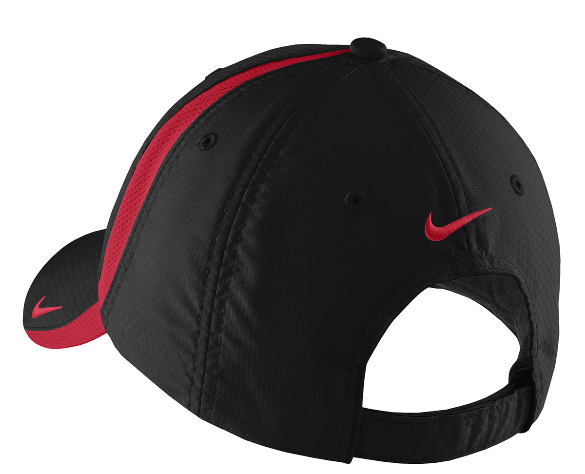 Nike Sphere Dry Custom Caps, Black/ Gym Red